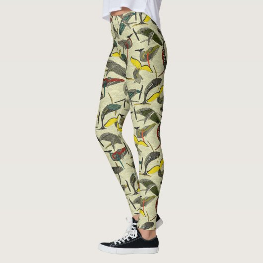 Wale und Wellen kühl Leggings (Links)