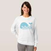 Wale und Wellen T-Shirt (Vorne ganz)