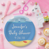 Wale unter den Sea Baby Shower Paper-Tellern Pappteller (Party)