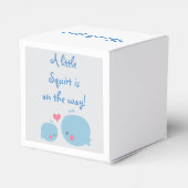 Wale unter der Sea Baby Shower Fevor Box Geschenkschachtel (Rückseite)
