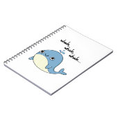 Wale, Wale, Niedliche Meerestiere Notizblock (Linke Seite)