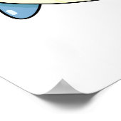 Wale, Wale, Niedliche Meerestiere Poster (Ecke)