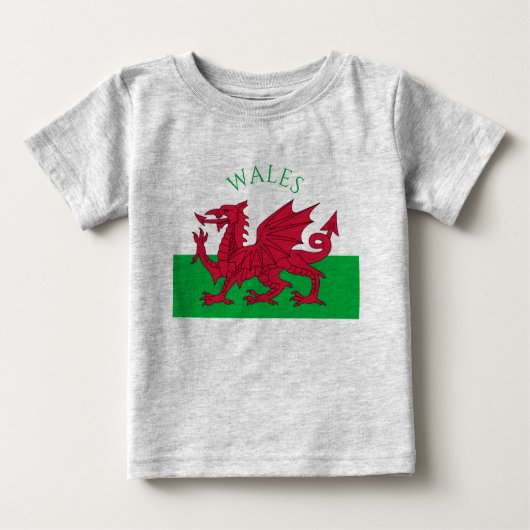 Walenflagge Baby T-shirt (Vorderseite)