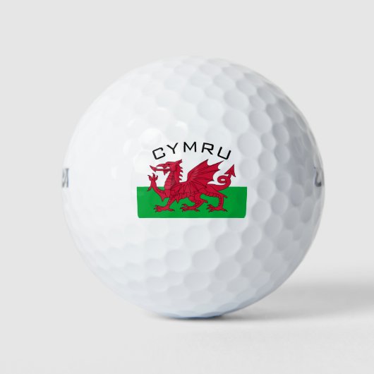 Walenflagge Golfball (Vorderseite)
