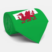 Walenflagge Krawatte (Gerollt)