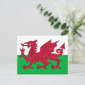 Walenflagge Postkarte (Stehend Vorderseite)