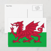Walenflagge Postkarte (Vorne/Hinten)