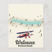 Walensee Schweiz Karte (Vorderseite)