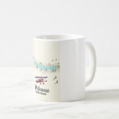 Walensee Schweiz Karte Kaffeetasse (VorderseiteRechts)