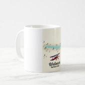 Walensee Schweiz Karte Kaffeetasse (Vorderseite Links)