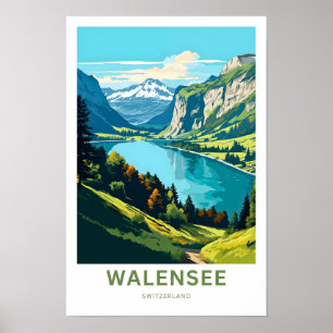 Walensee Schweiz Reisen Print Poster