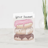 Walentinenstapel Feiertagskarte (Vorderseite)