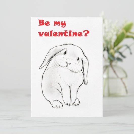 Walentiner Feiertagskarte (Stehend Vorderseite)