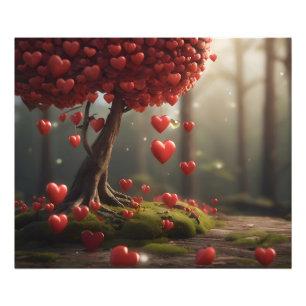 Walentiner Tagesdesign, Baumherz Fotodruck