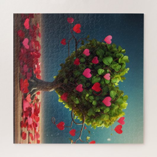 Walentiner Tagesdesign, Baumherz Puzzle (Horizontal)