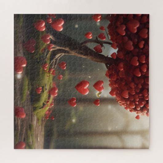 Walentiner Tagesdesign, Baumherz Puzzle (Horizontal)