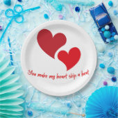 Walentiner Tagesdesign Pappteller (Party)