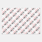 Walentiner-Tagesumschlagpapier Geschenkpapier Set (Vorderseite 3)