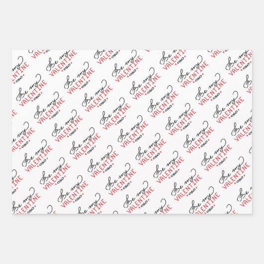 Walentiner-Tagesumschlagpapier Geschenkpapier Set (Vorderseite 2)