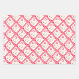 Walentiner-Tagesumschlagpapier Geschenkpapier Set