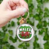 WALES ABZEICHEN SCHLÜSSELANHÄNGER (Hand)