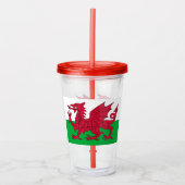 Wales Acryltrinkbecher (Vorderseite)