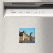 Wales - Burg Caerphilly, mit Blick auf die Magnet (In Situ (Geschirrspüler))