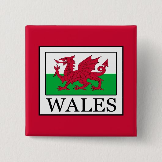 Wales Button (Vorderseite)