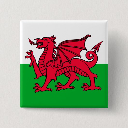 Wales Button (Vorderseite)