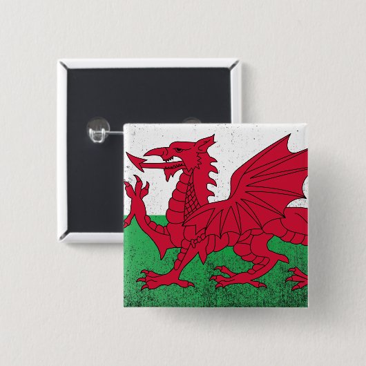 Wales Button (Vorne & Hinten)