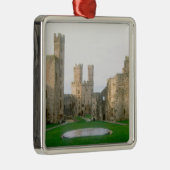 Wales, Caernarfon Burg, einer von Edwards 2 Ornament Aus Metall (Rechts)