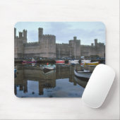 Wales, Caernarfon Castle, einer von Edwards Mousepad (Mit Mouse)