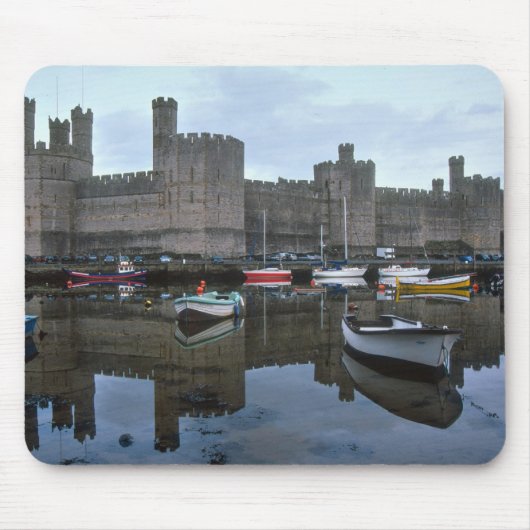 Wales, Caernarfon Castle, einer von Edwards Mousepad (Vorne)