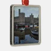 Wales, Caernarfon Castle, einer von Edwards Ornament Aus Metall (Rechts)