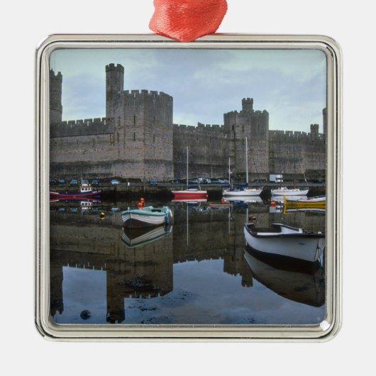 Wales, Caernarfon Castle, einer von Edwards Ornament Aus Metall (Vorne)