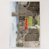Wales: Caernarfon Castle, Großbritannien Puzzle (Vertikal)