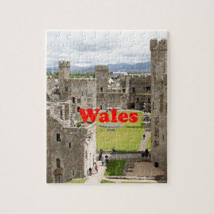 Wales: Caernarfon Schloss, Vereinigtes Königreich Puzzle