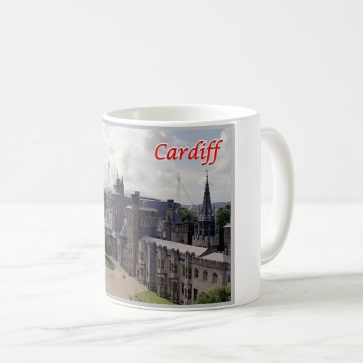 Wales - Cardiff - Kaffeetasse (VorderseiteRechts)