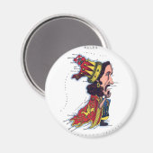 Wales Caricature Map Magnet (Vorderseite/Rückseite)