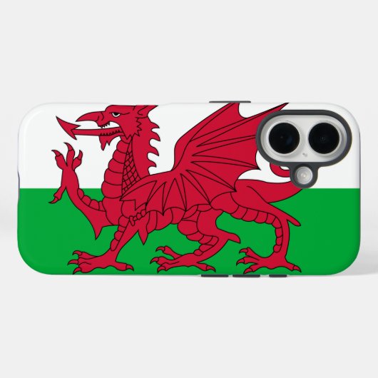 Wales Case-Mate iPhone Hülle (Rückseite (Horizontal))