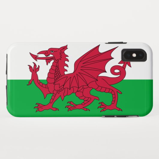 Wales Case-Mate iPhone Hülle (Rückseite (Horizontal))
