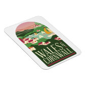 Wales Cornwall Vintag Magnet (Rechte Seite)