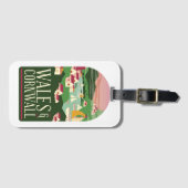 Wales Cornwall Vintag Magnet Gepäckanhänger (Vorderseite (Horizontal))