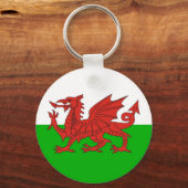wales country dragon flag welsh british schlüsselanhänger (Vorderseite)