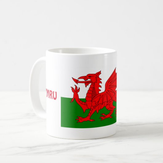 Wales* / Cymru Tasse (Vorderseite Links)