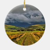 WALES DER LÄNDLICHEN SICHT KERAMIK ORNAMENT (Hinten)