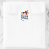 Wales Dragon Logo Runder Aufkleber (Tasche)