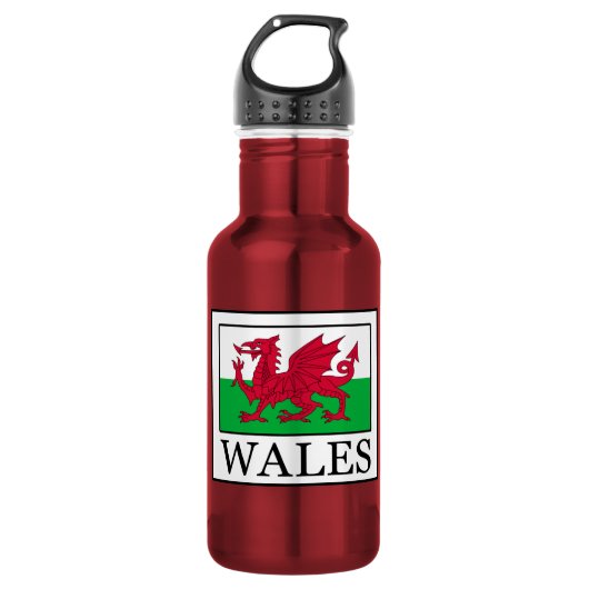 Wales Edelstahlflasche (Vorderseite)