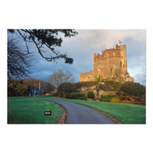 Wales - Ein privates walisisches Schloss nahe St. Fotodruck