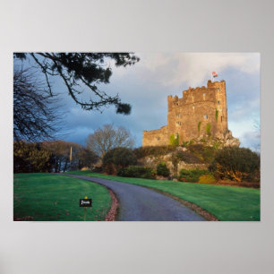 Wales - Ein privates walisisches Schloss nahe St. Poster